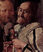 LA TOUR, Georges de Schlagerei der Musikanten oil painting on canvas